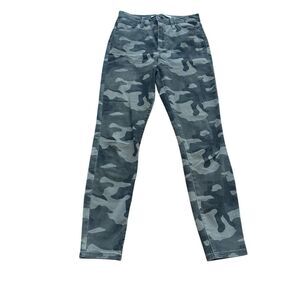CELEBRITY PINK Camo High Rise‎ Ankle Skinny Jeans Women's Edgy Alt Size 5/27